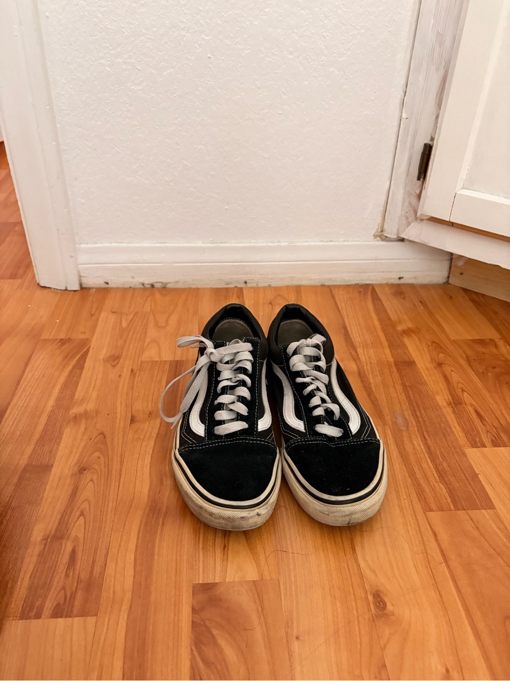 Vans Old Skool Sneakers in Black and White